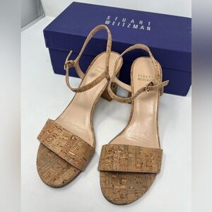 Stuart Weitzman Cork Sandals